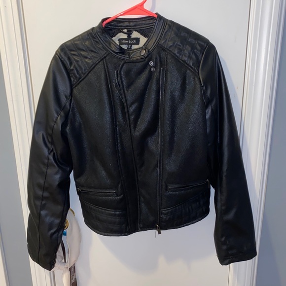 Wet Seal Jackets & Coats Simple Black Leather Jacket Poshmark
